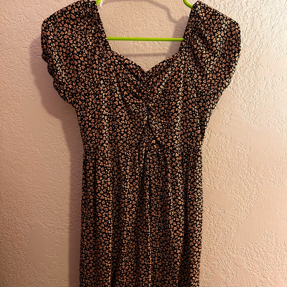 Girl’s Art Class Floral Mini-Dress